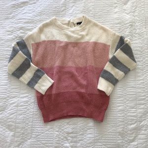 Tie back sweater